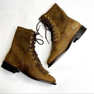 American West | Distressed Ankle Boots